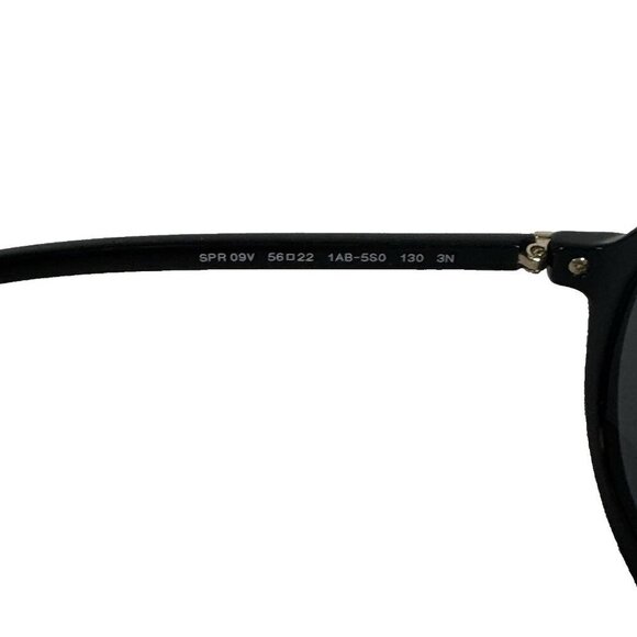 Prada SPR 09V Sunglasses 1AB-5S0 Black Gray Lenses Size 56 Authentic Gold - Picture 5 of 12